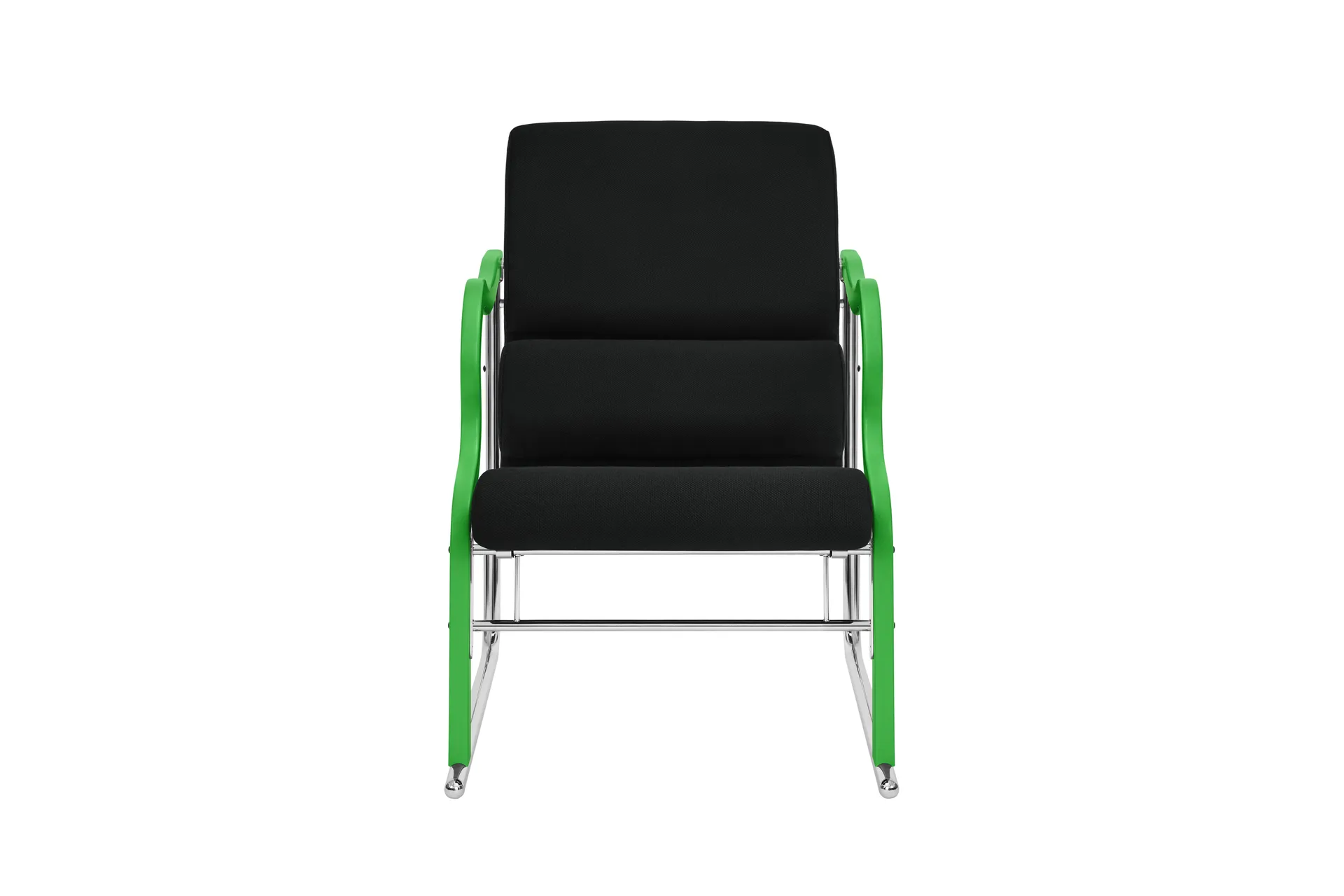 Fauteuil lounge Experiment 501, Green-black Hem