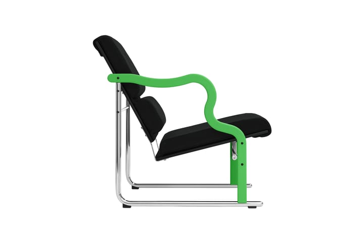 Fauteuil lounge Experiment 501, Green-black Hem