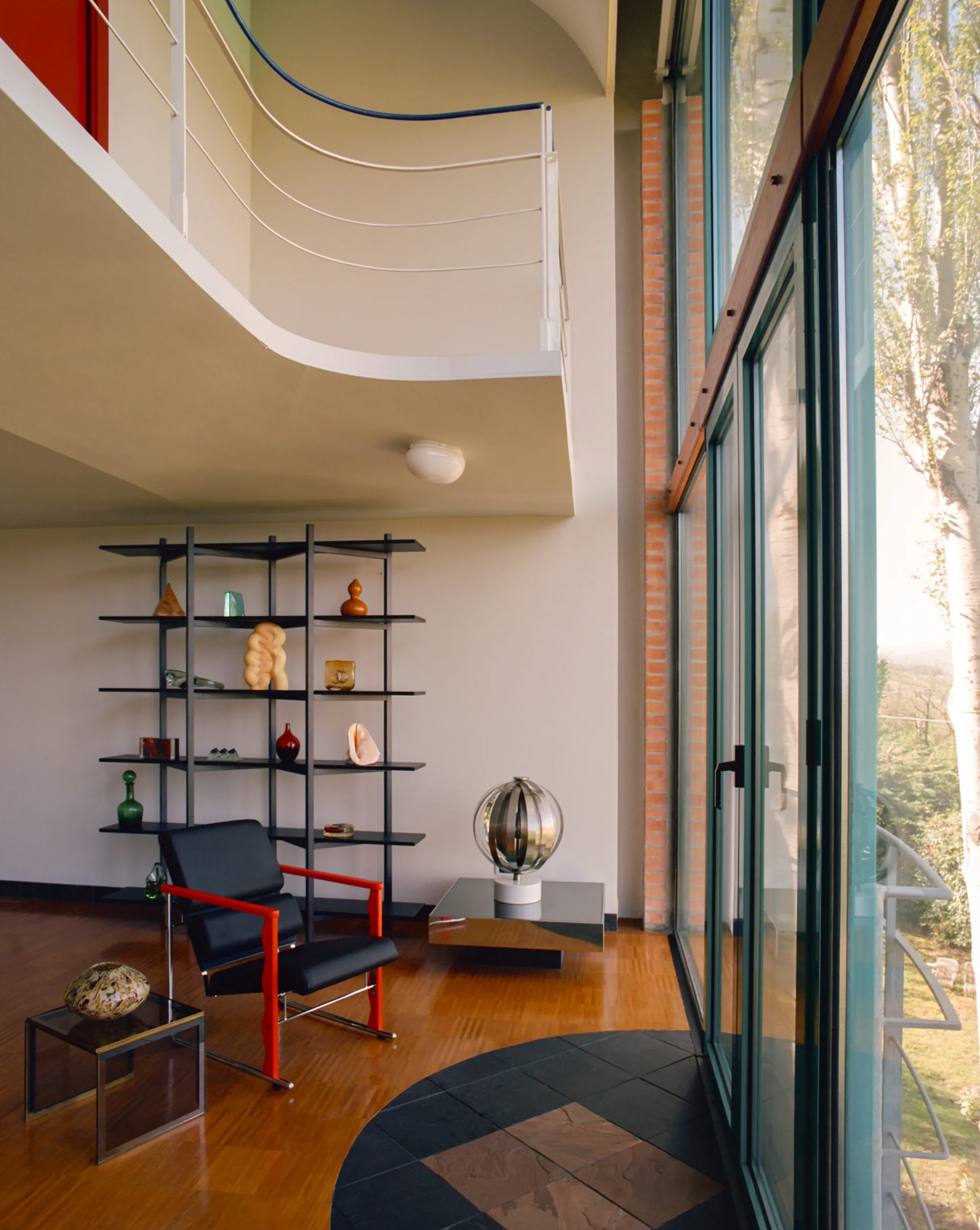 Fauteuil lounge Experiment 501, Green-light beige Hem