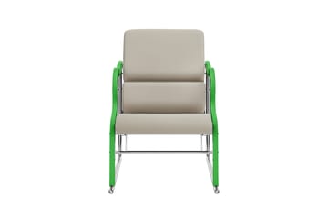 Fauteuil lounge Experiment 501 - Green-light beige - Hem