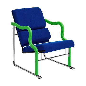 Fauteuil lounge Experiment 501 - Green-ultramarine - Hem