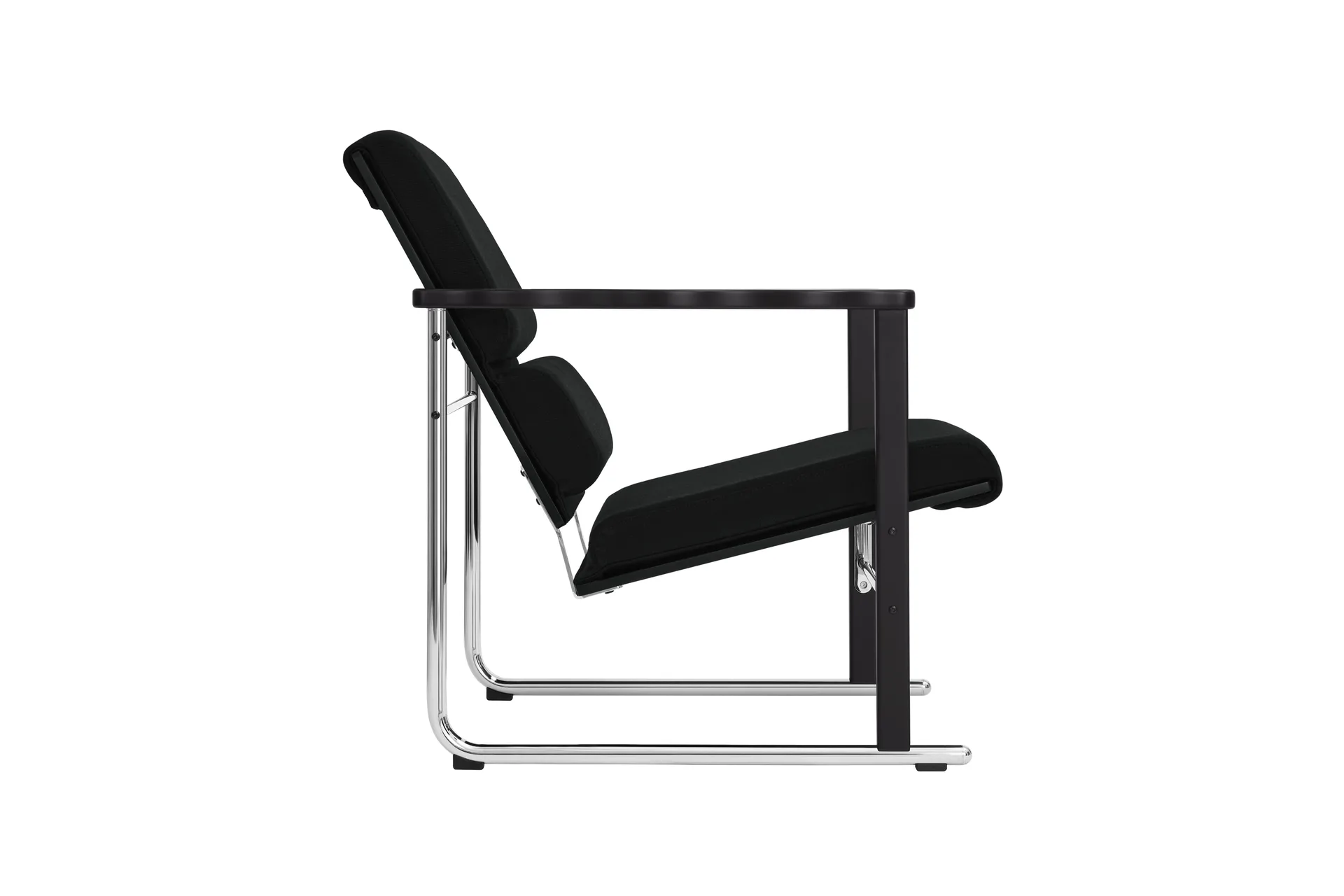 Fauteuil lounge Experiment 502, Black-black Hem
