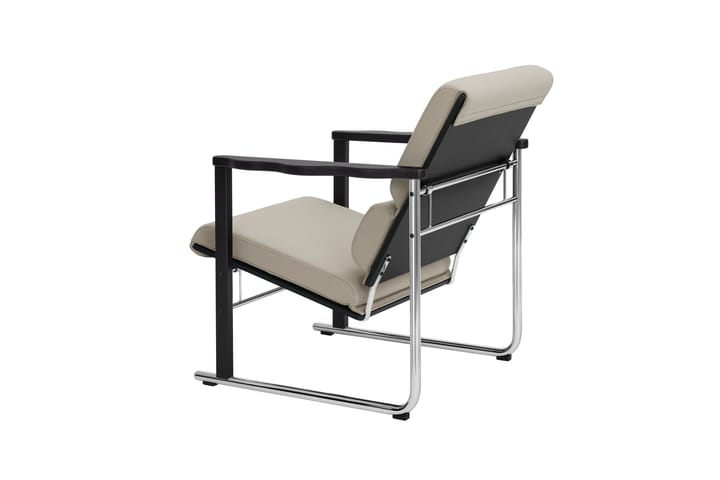 Fauteuil lounge Experiment 502, Black-light beige Hem