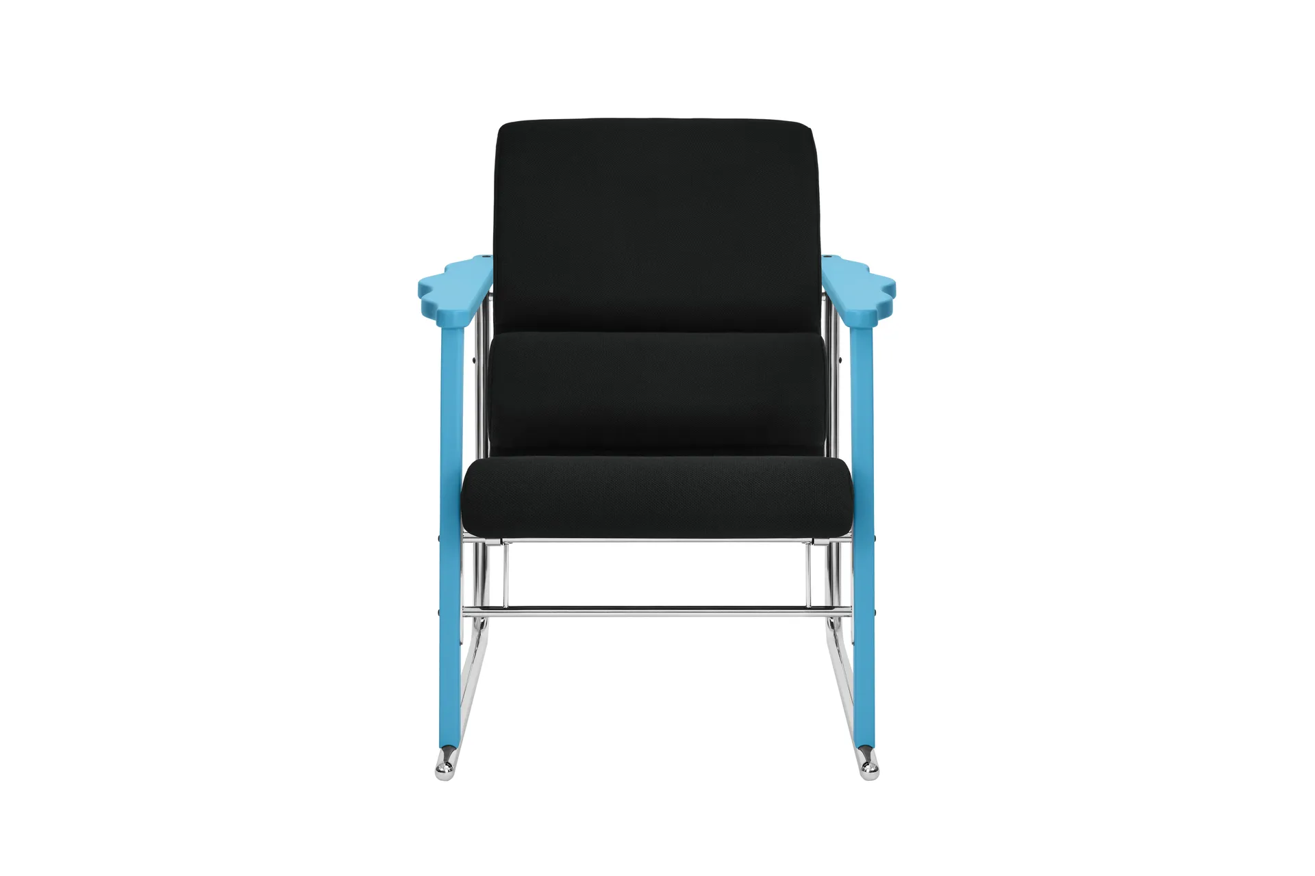Fauteuil lounge Experiment 502, Blue-black Hem