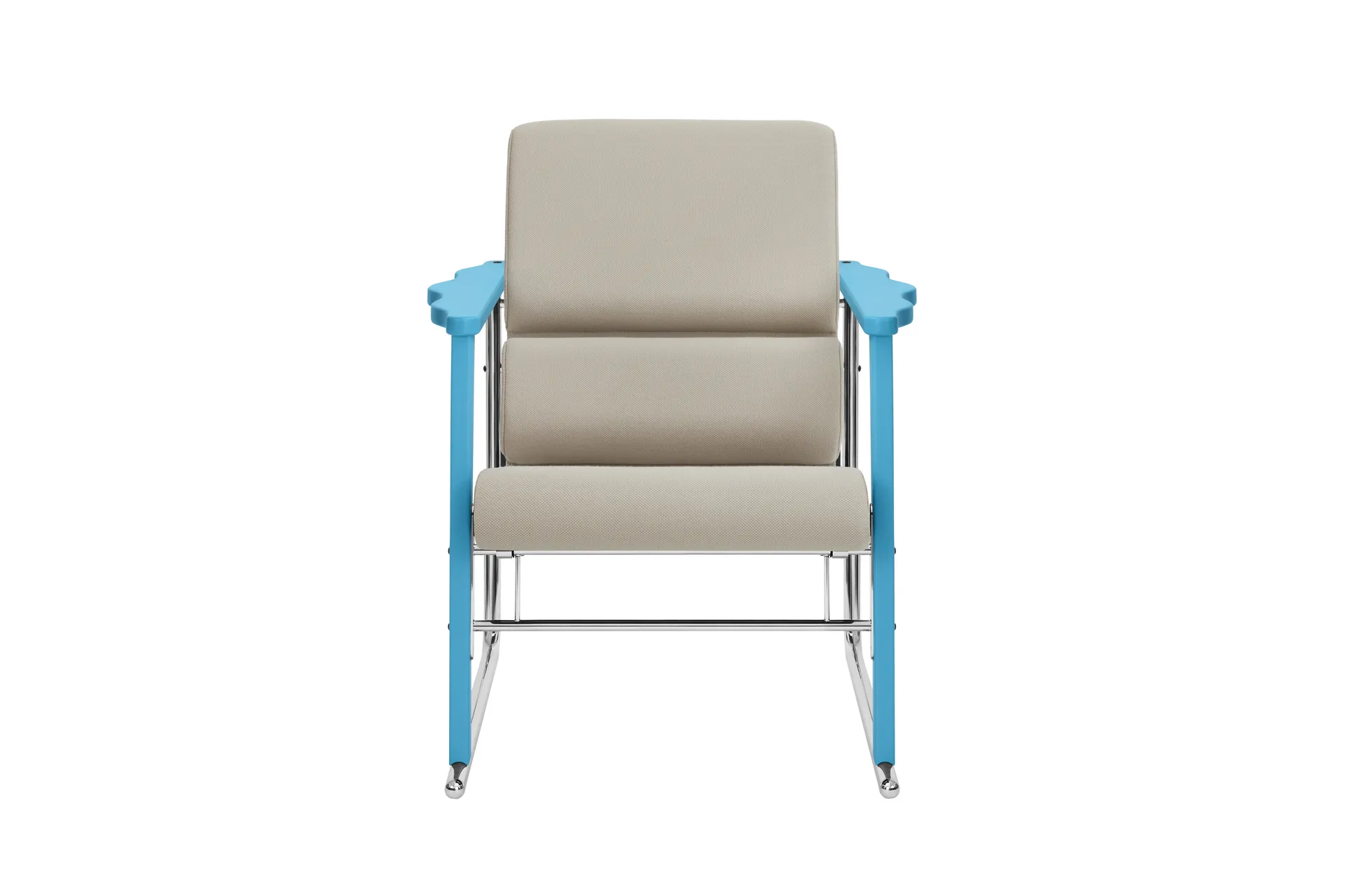 Fauteuil lounge Experiment 502, Blue-light beige Hem