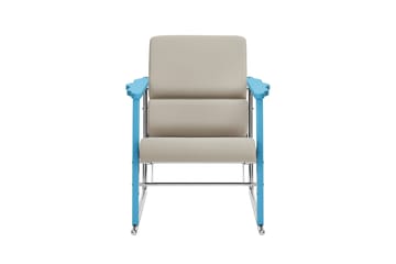 Fauteuil lounge Experiment 502 - Blue-light beige - Hem