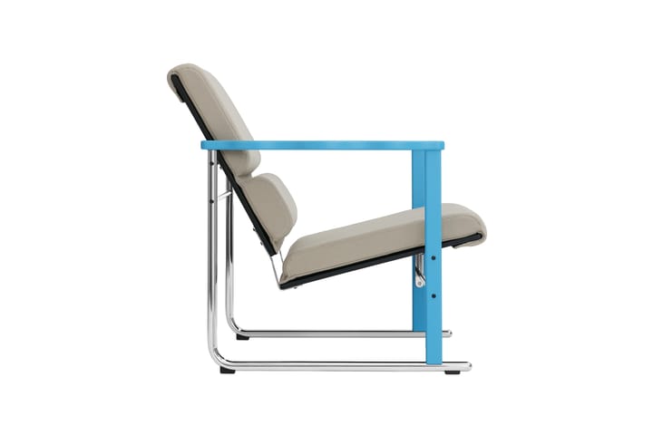 Fauteuil lounge Experiment 502, Blue-light beige Hem