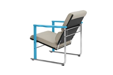 Fauteuil lounge Experiment 502 - Blue-light beige - Hem