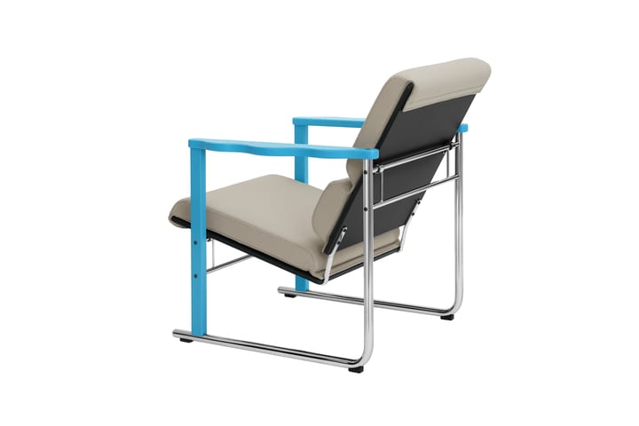 Fauteuil lounge Experiment 502, Blue-light beige Hem