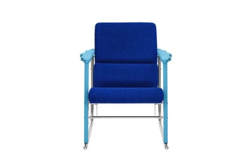Fauteuil lounge Experiment 502 - Blue-ultramarine - Hem