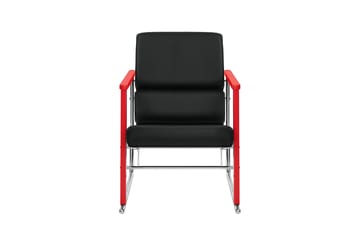 Fauteuil lounge Experiment 503 - Red-black leather - Hem