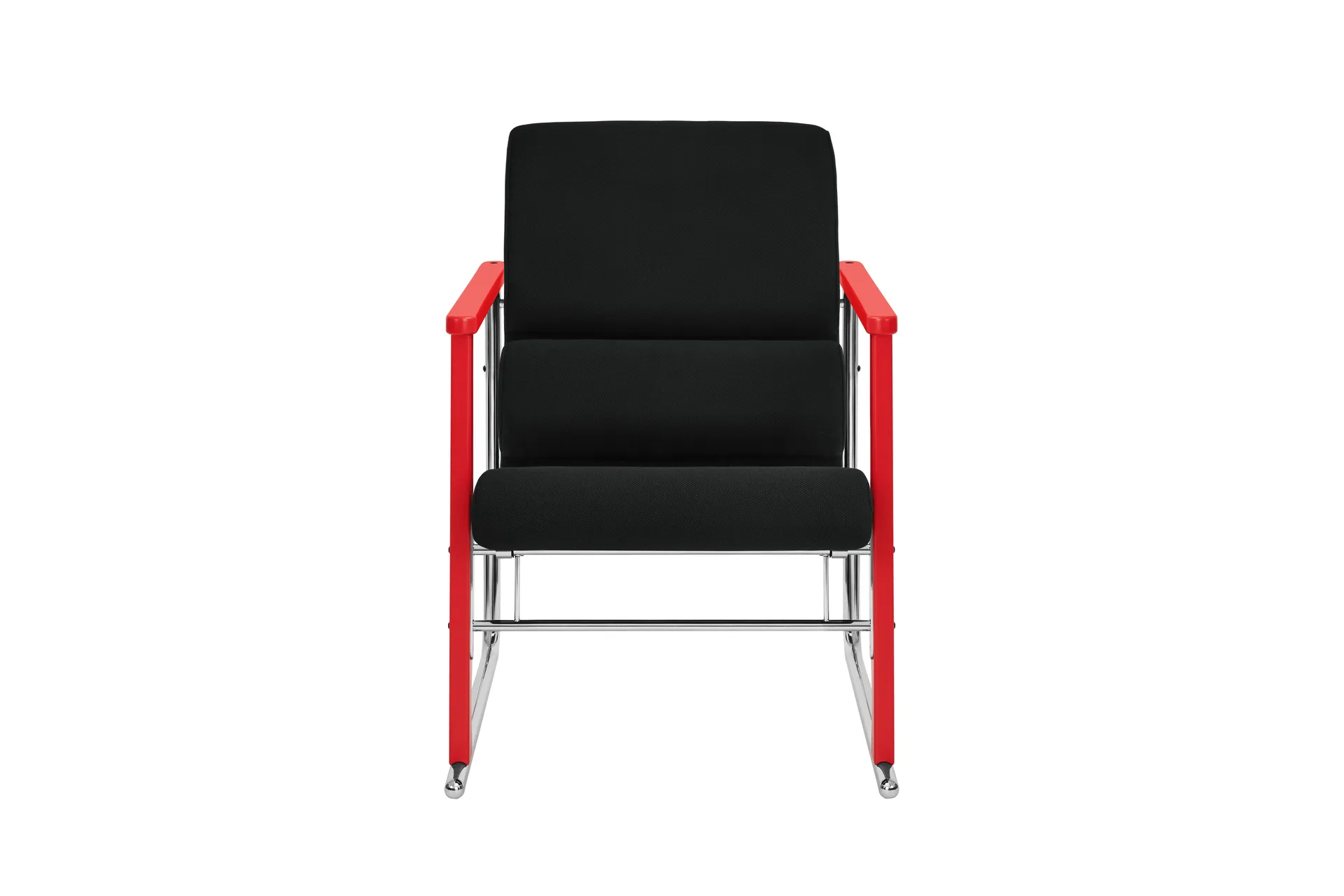 Fauteuil lounge Experiment 503, Red-black Hem