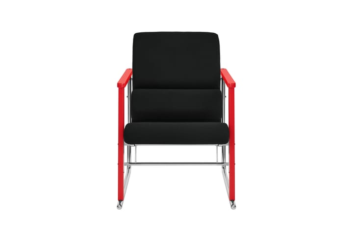 Fauteuil lounge Experiment 503, Red-black Hem