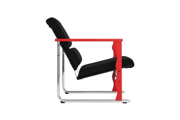 Fauteuil lounge Experiment 503 - Red-black - Hem