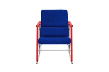 Fauteuil lounge Experiment 503 - Red-ultramarine - Hem