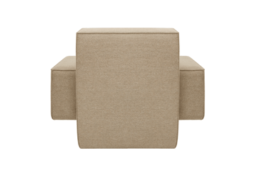 Fauteuil lounge Hunk avec accoudoirs - Beige - Hem