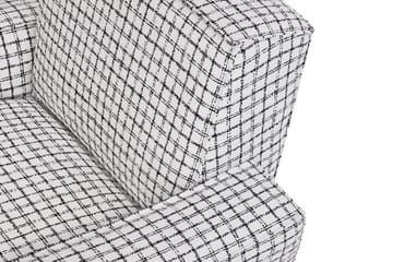 Fauteuil lounge Hunk avec accoudoirs - Checkered black/white - Hem