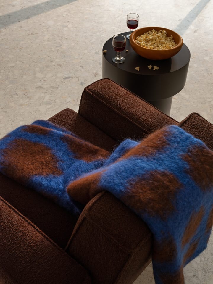 Fauteuil lounge Hunk avec accoudoirs, Chocolate Hem