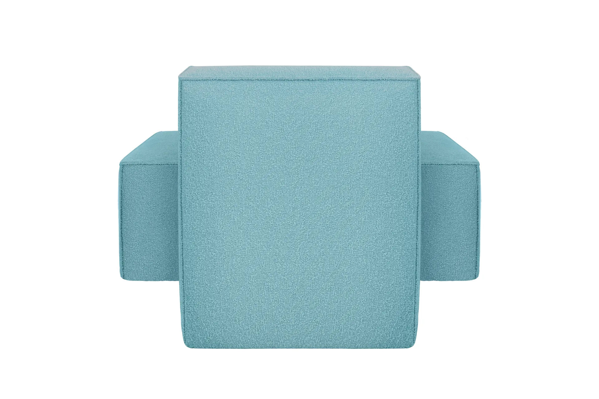 Fauteuil lounge Hunk avec accoudoirs, Icicle Hem