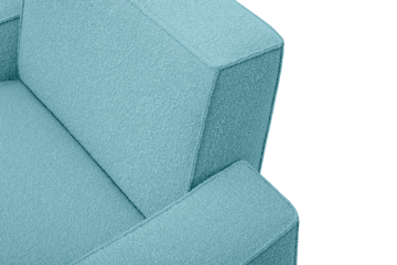 Fauteuil lounge Hunk avec accoudoirs - Icicle - Hem