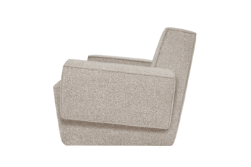 Fauteuil lounge Hunk avec accoudoirs - Swan - Hem