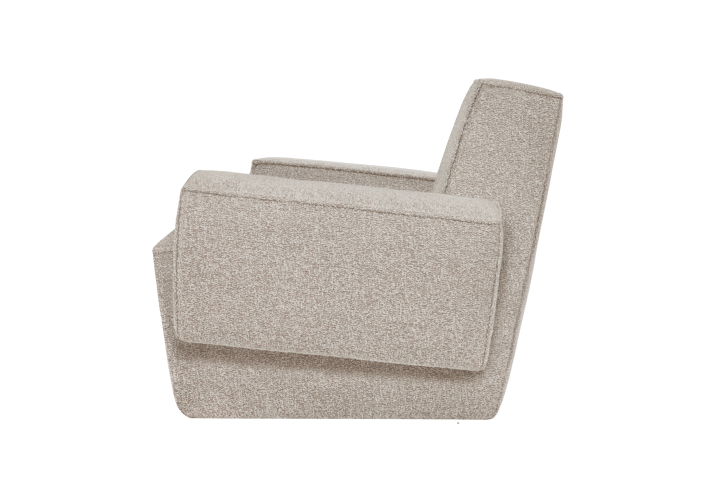 Fauteuil lounge Hunk avec accoudoirs, Swan Hem