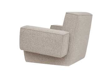 Fauteuil lounge Hunk avec accoudoirs - Swan - Hem