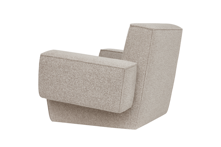 Fauteuil lounge Hunk avec accoudoirs, Swan Hem