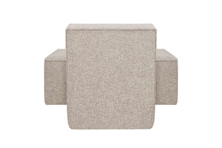 Fauteuil lounge Hunk avec accoudoirs, Swan Hem