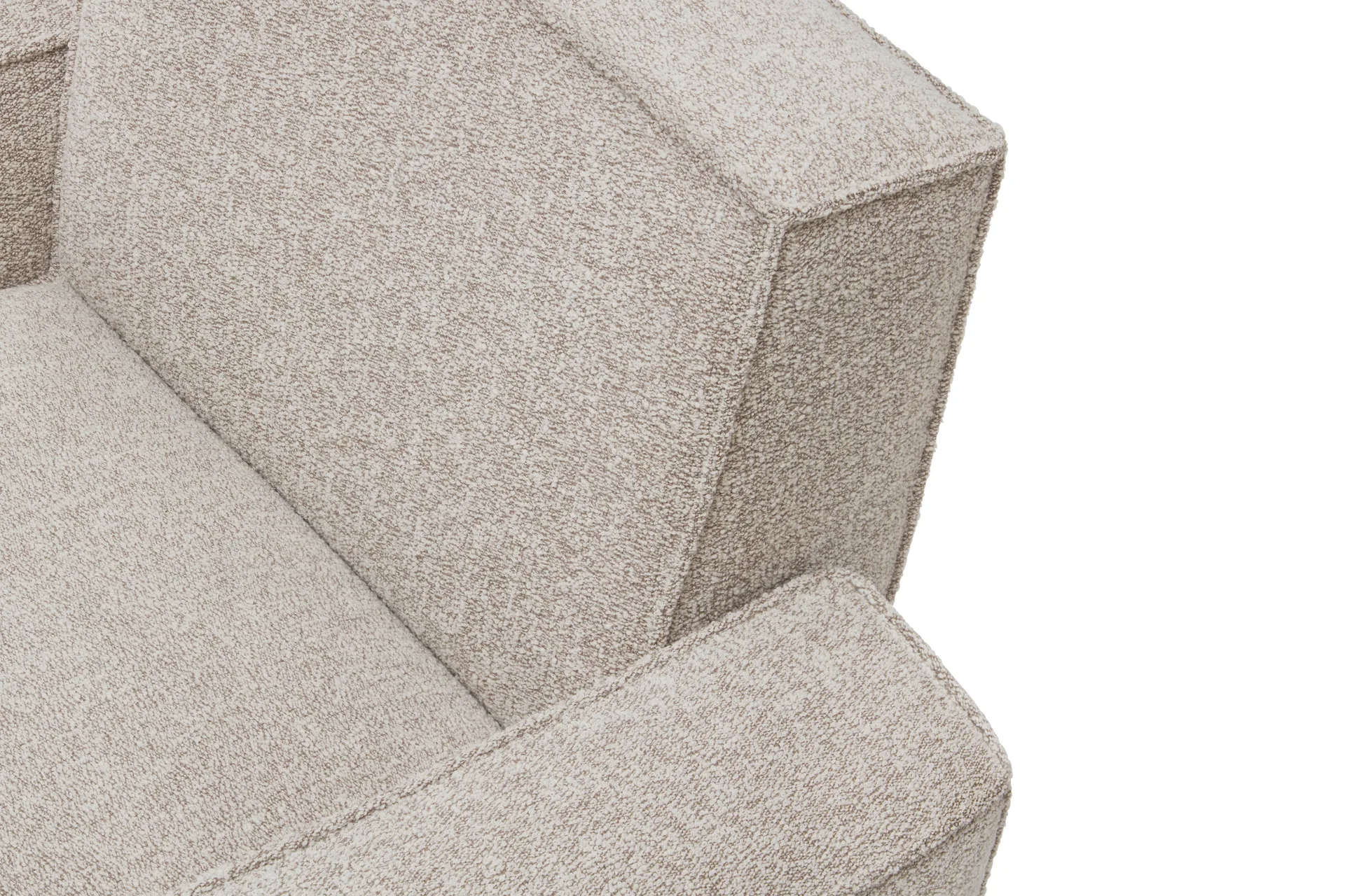 Fauteuil lounge Hunk avec accoudoirs, Swan Hem