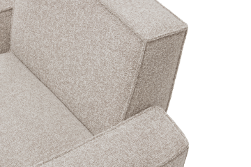 Fauteuil lounge Hunk avec accoudoirs - Swan - Hem