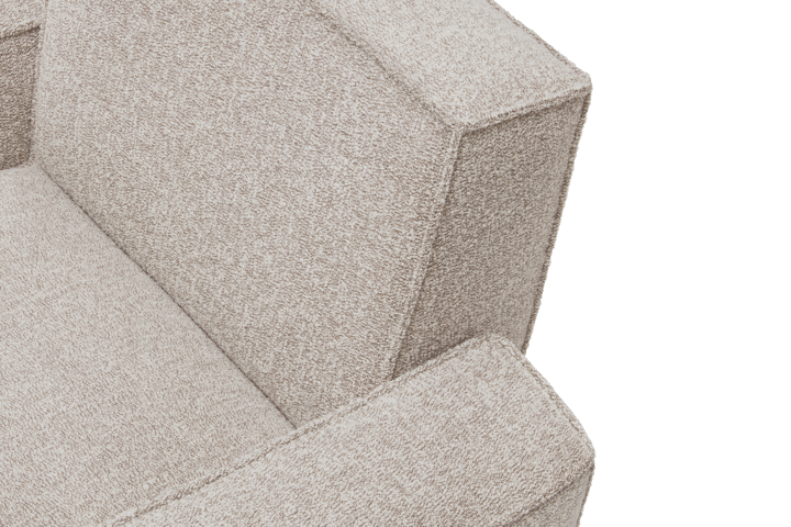 Fauteuil lounge Hunk avec accoudoirs, Swan Hem
