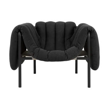 Fauteuil lounge Puffy - Anthracite-black grey - Hem