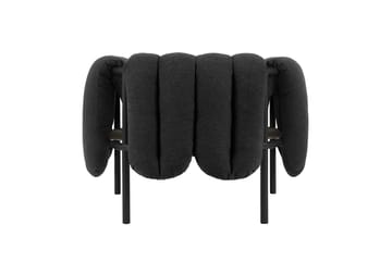 Fauteuil lounge Puffy - Anthracite-black grey - Hem