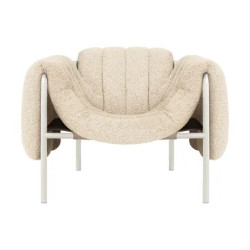 Fauteuil lounge Puffy - Eggshell-cream - Hem