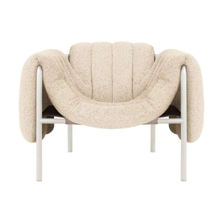 Fauteuil lounge Puffy - Eggshell-cream - Hem