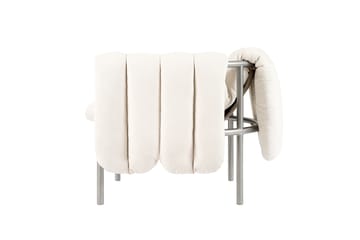 Fauteuil lounge Puffy - Natural-acier inoxydable - Hem