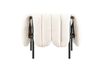 Fauteuil lounge Puffy - Natural-black grey - Hem