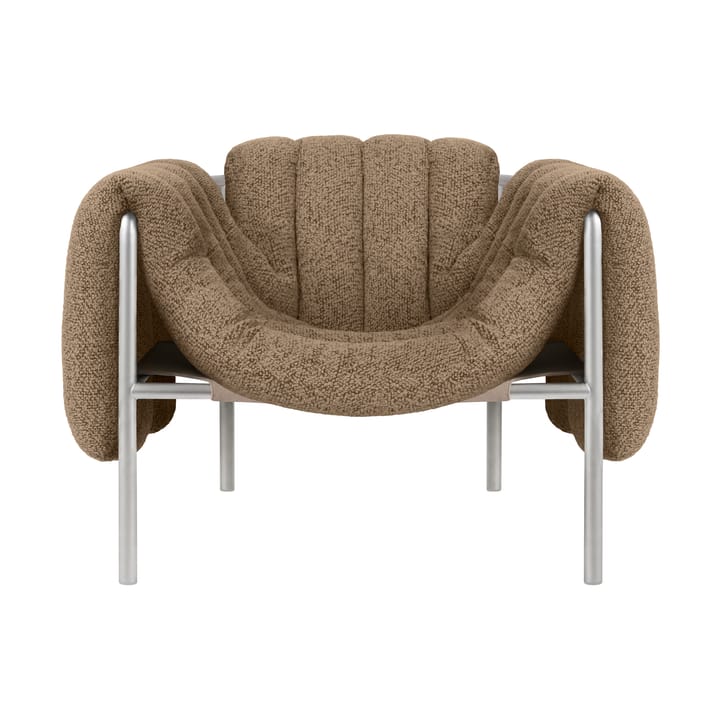 Fauteuil lounge Puffy - Sawdust-acier inoxydable - Hem