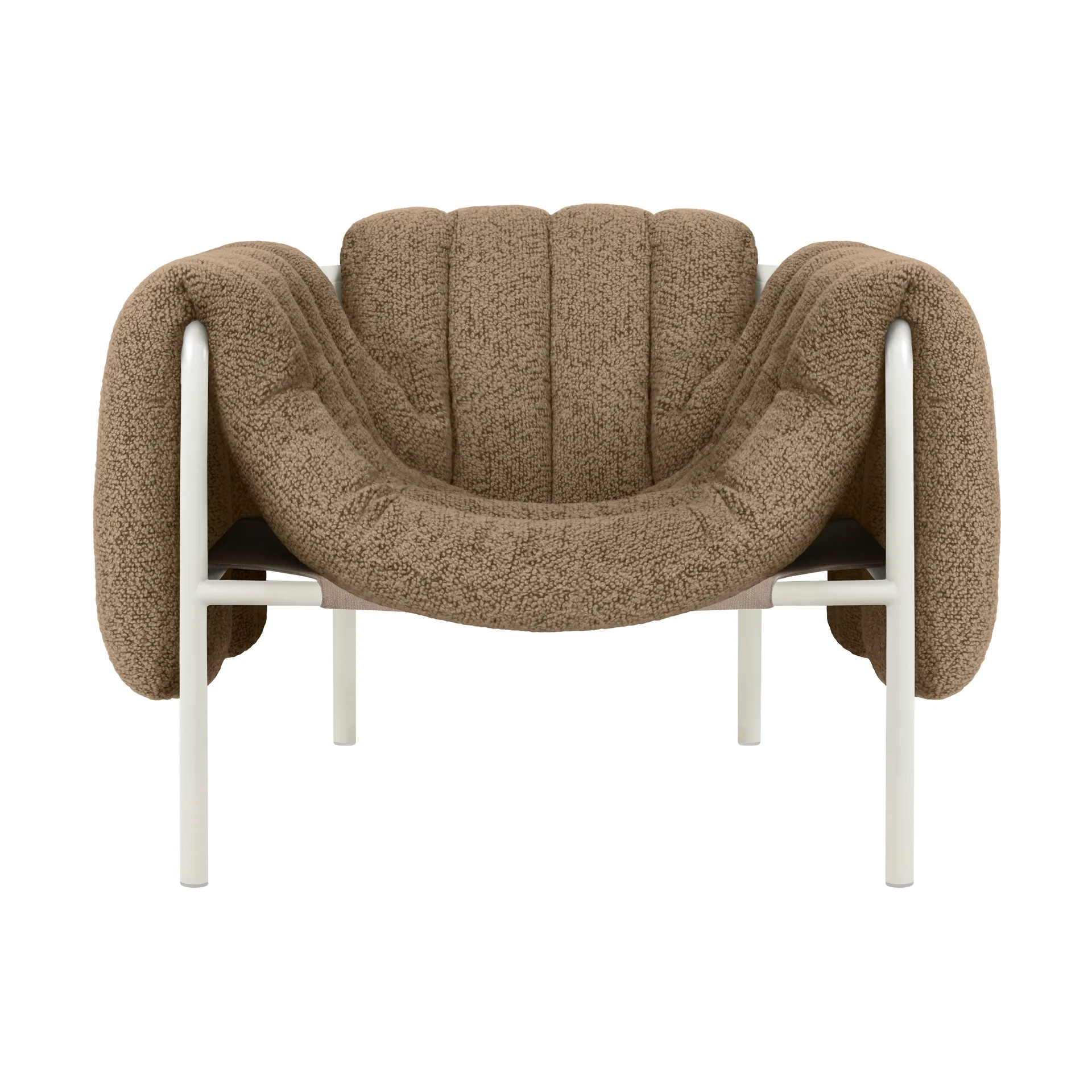 Fauteuil lounge Puffy, Sawdust-cream Hem