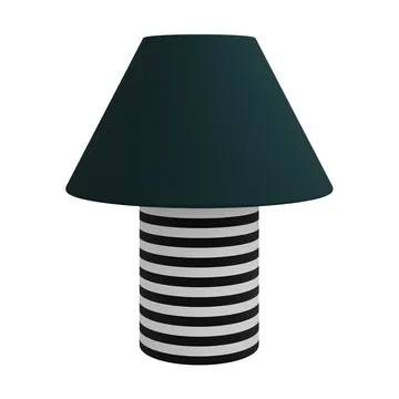 Lampe de table Toto Large 64 cm - Pine-black & white stripes - Hem