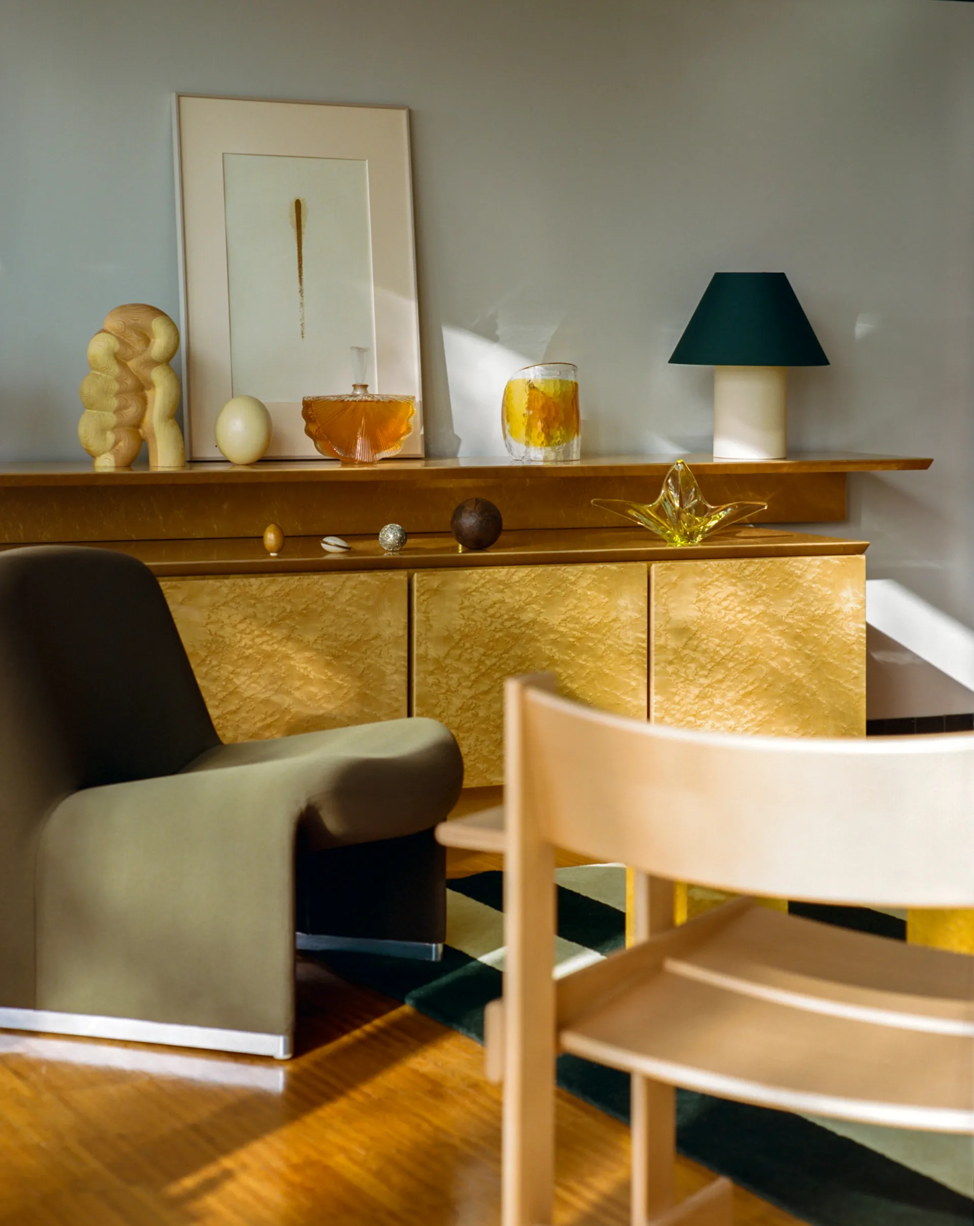 Lampe de table Toto Medium 47 cm, Wax yellow-beige Hem