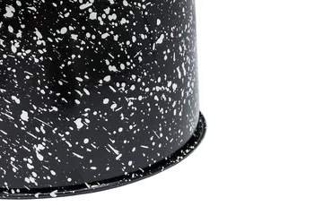 Last tabouret rond Ø32x44 cm - Black-white splatter - Hem