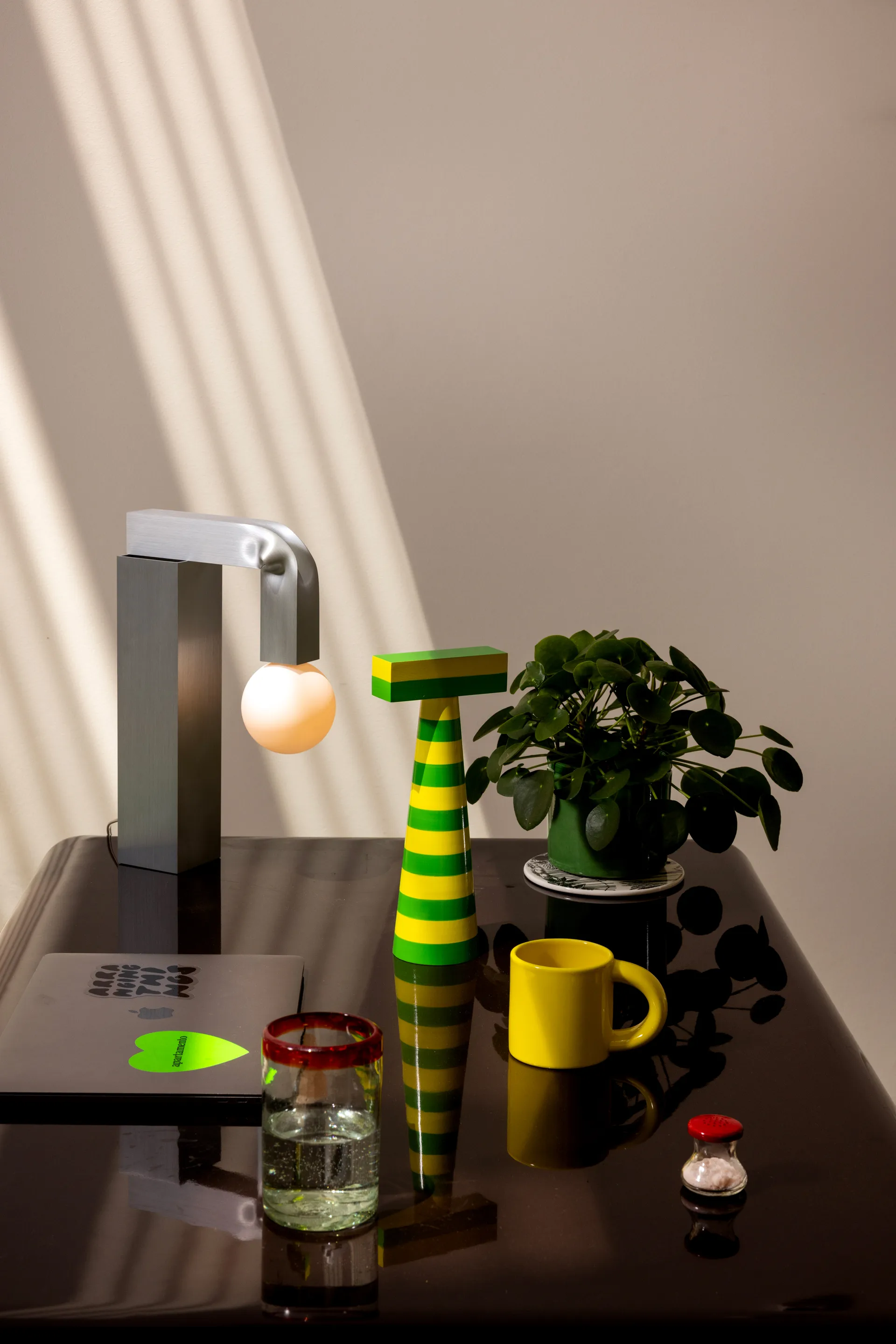 Moulin à sel et poivre Molino Horizontal 29 cm, Green-yellow Hem