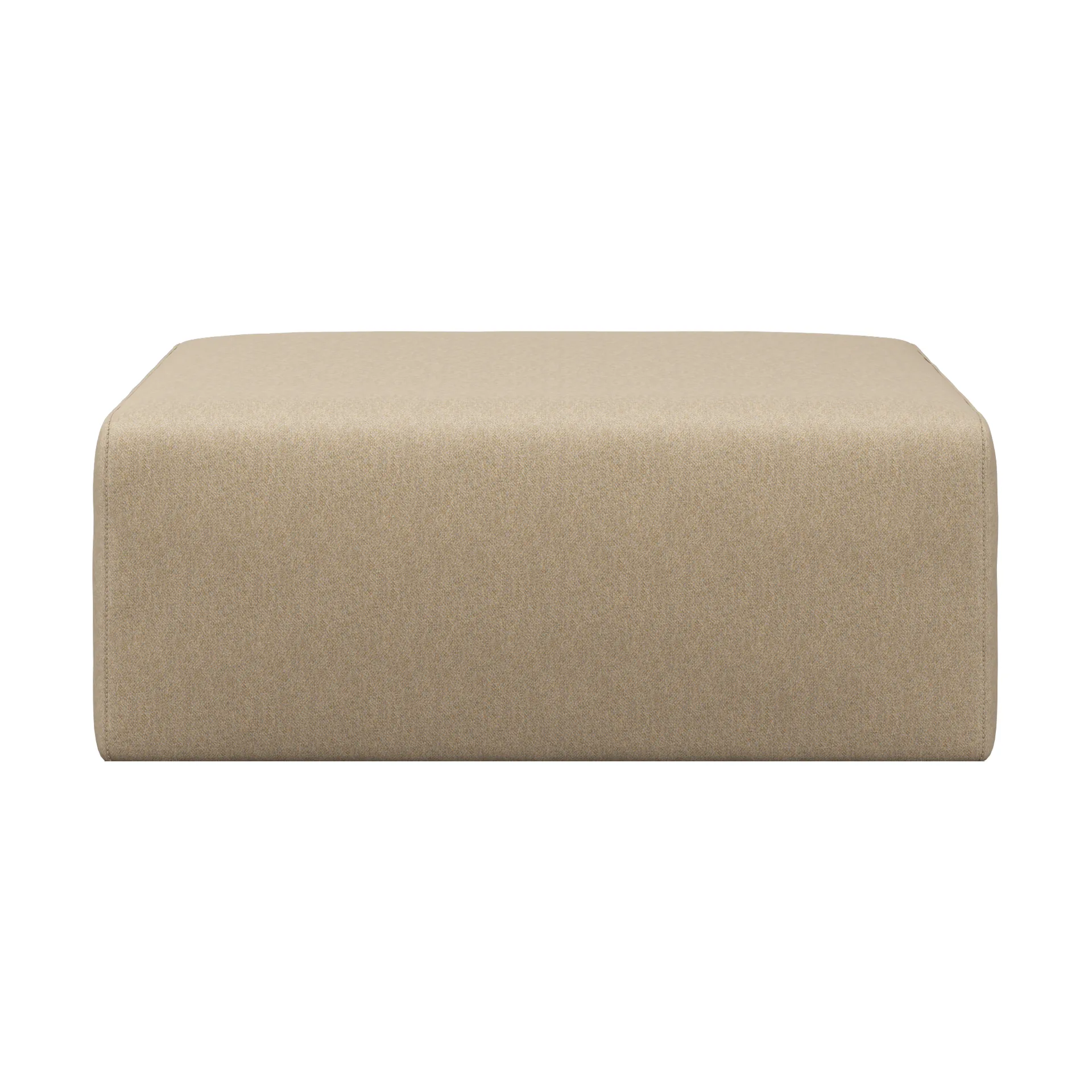 Ottomane Palo Block 95x95 cm, Beige Hem