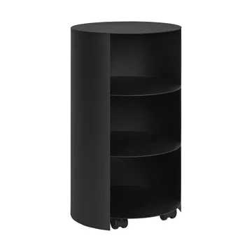 Piédestal Hide Ø38x68 cm - Jet black textured - Hem