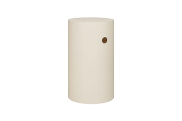 Piédestal Hide Ø38x68 cm - Light ivory textured - Hem
