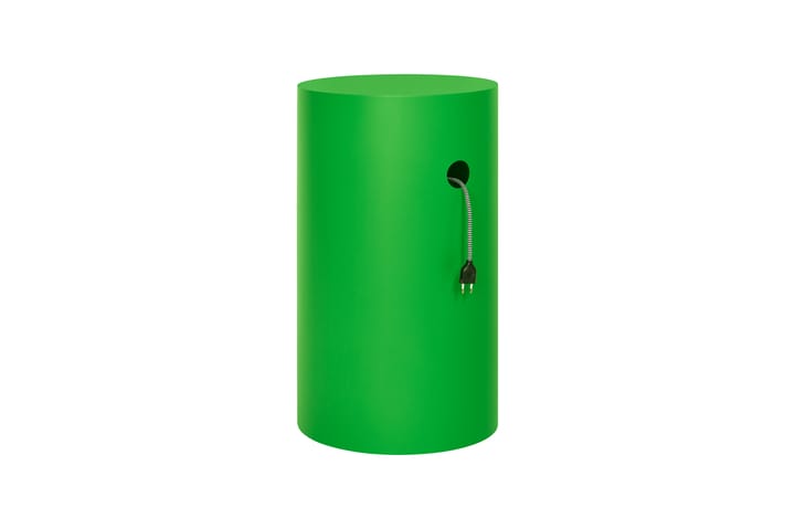 Piédestal Hide Ø38x68 cm, Pure green textured Hem