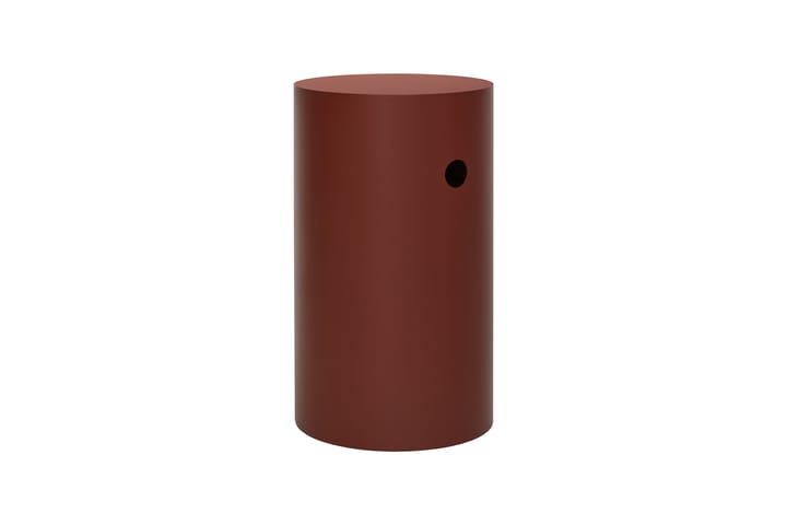 Piédestal Hide Ø38x68 cm, Red brown textured Hem