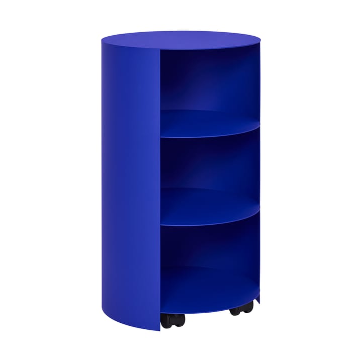 Piédestal Hide Ø38x68 cm - Ultramarine blue textured - Hem
